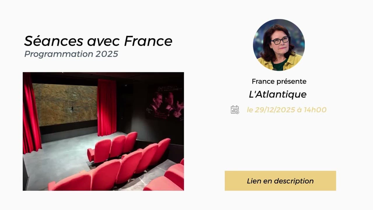 Programmation des Séances avec France jusqu'au 31 décembre 2025