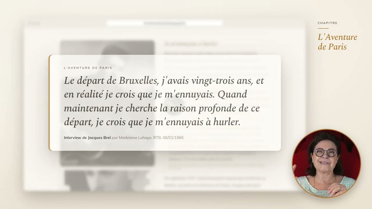 Le nouveau site internet de la Fondation Brel